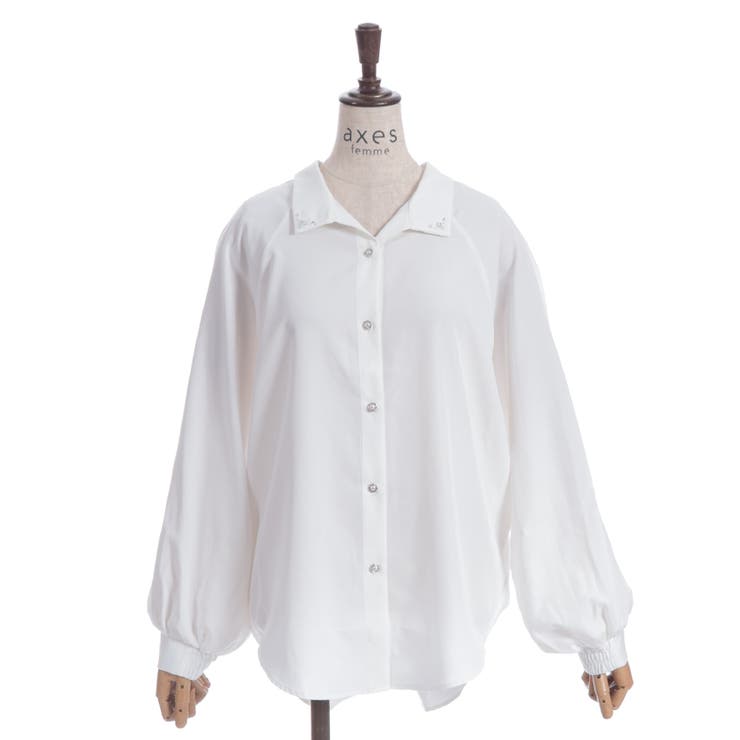 スキッパー風シャツチュニック | axes femme | 詳細画像13 