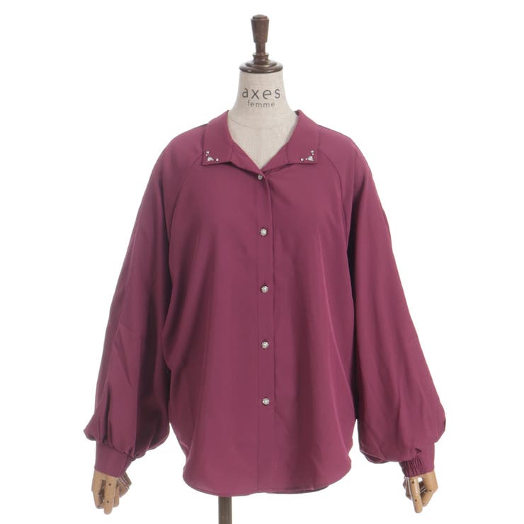 スキッパー風シャツチュニック | axes femme | 詳細画像20 