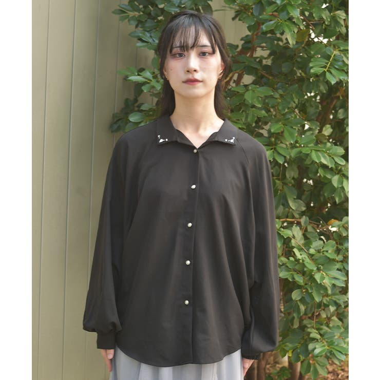 スキッパー風シャツチュニック | axes femme | 詳細画像4 