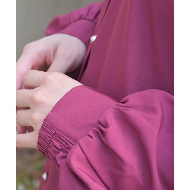 スキッパー風シャツチュニック | axes femme | 詳細画像8 