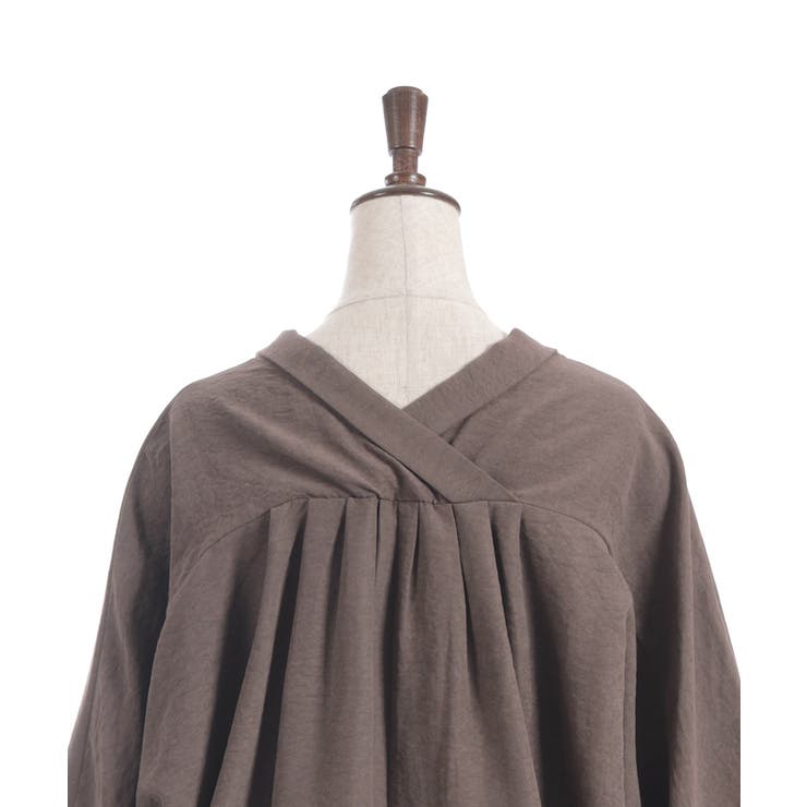 スキッパーシャツチュニック | axes femme | 詳細画像25 