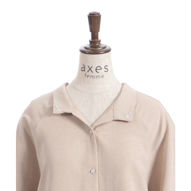 スキッパーシャツチュニック | axes femme | 詳細画像5 