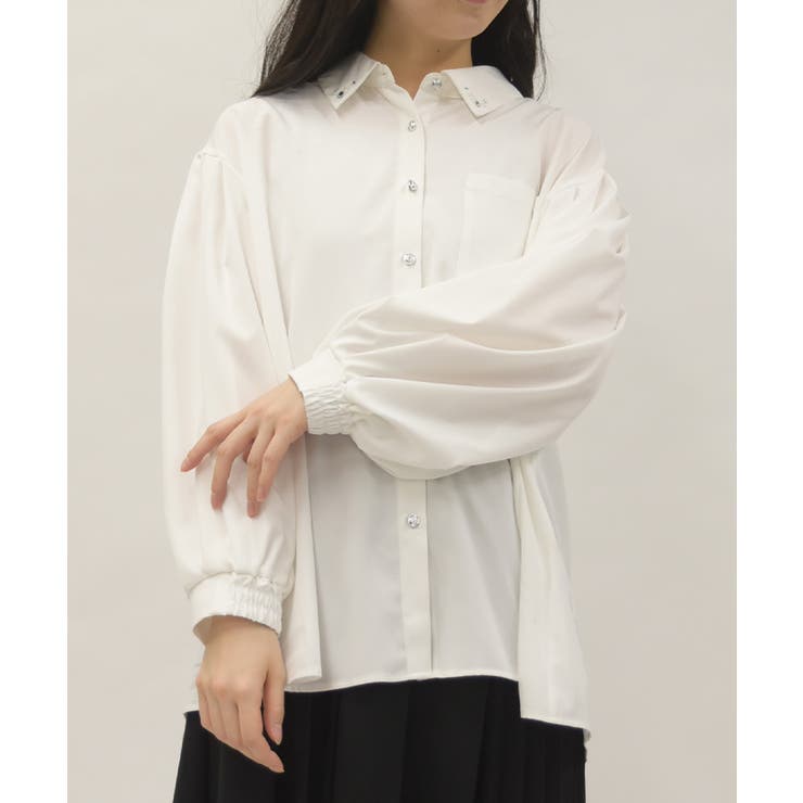 ＵＶカットボリューム袖シャツ | axes femme | 詳細画像6 