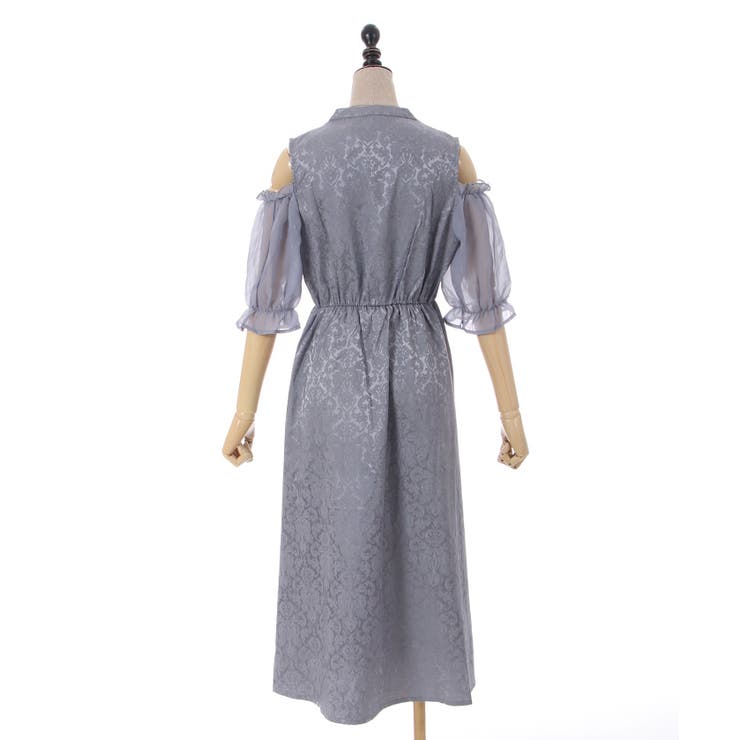 チャイナボタン肩あきワンピース | axes femme | 詳細画像5 