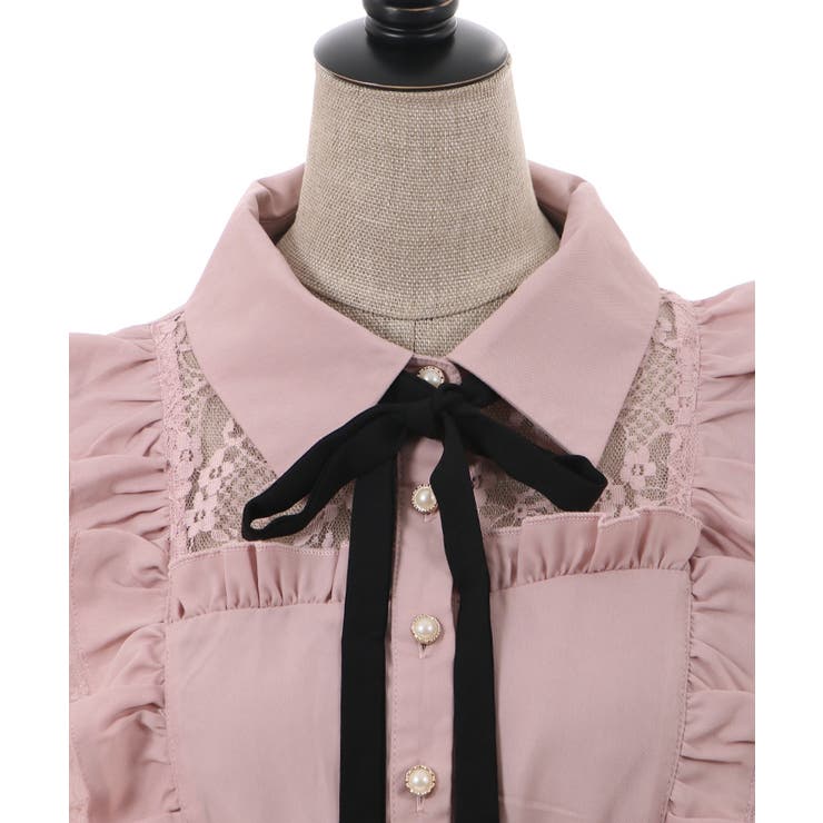 バタフライ刺繍チャイナ釦ワンピース | レディース服