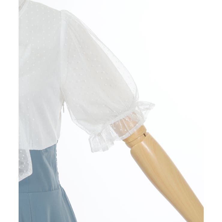 ボウタイドッキングワンピース | axes femme | 詳細画像12 