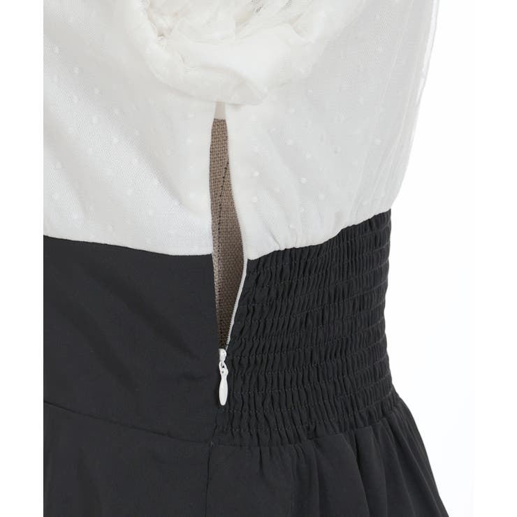 ボウタイドッキングワンピース | axes femme | 詳細画像20 