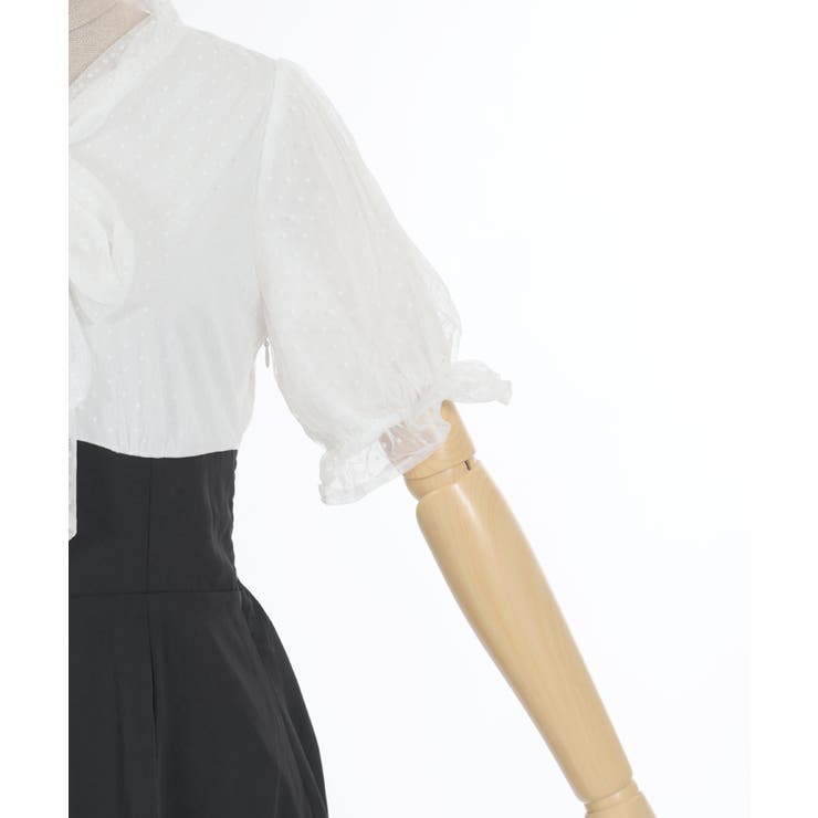 ボウタイドッキングワンピース | axes femme | 詳細画像22 