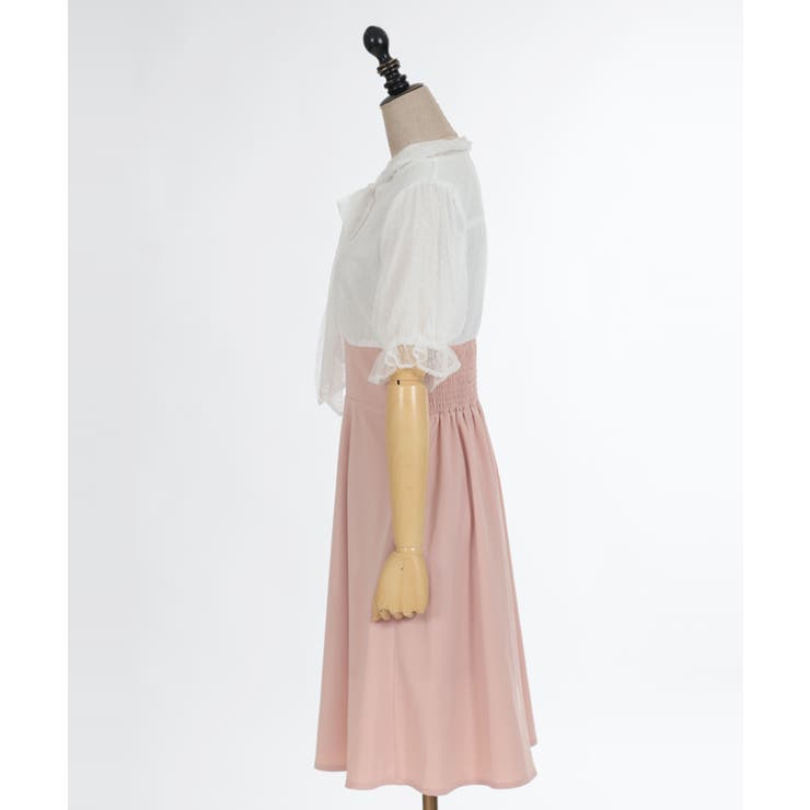 ボウタイドッキングワンピース | axes femme | 詳細画像24 