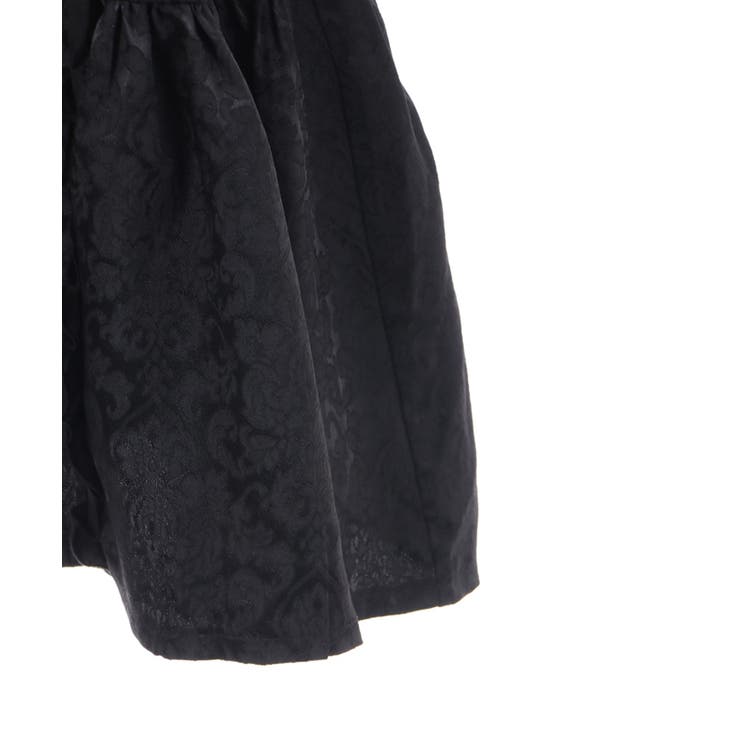 チャイナティアードミニワンピース　黒　アクシーズファム　ポエティック axes femme POETIQUE（アクシーズファムポエティック）の