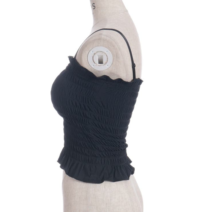 カップ付きシャーリングキャミ | axes femme | 詳細画像11 