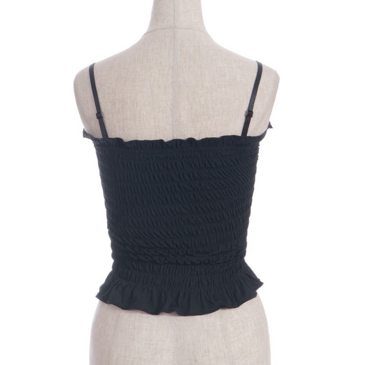 カップ付きシャーリングキャミ | axes femme | 詳細画像12 