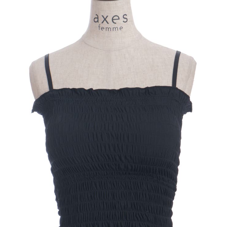 カップ付きシャーリングキャミ | axes femme | 詳細画像13 