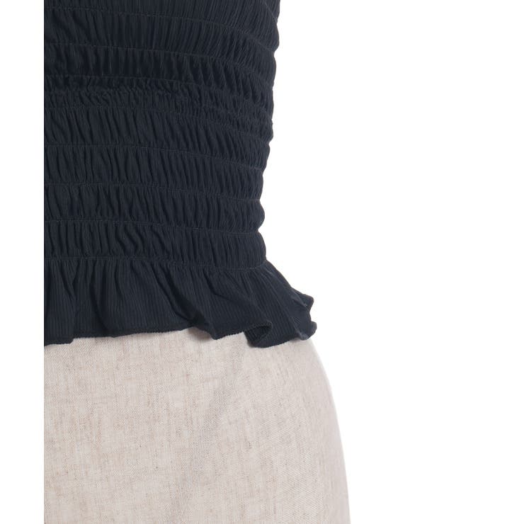 カップ付きシャーリングキャミ | axes femme | 詳細画像14 