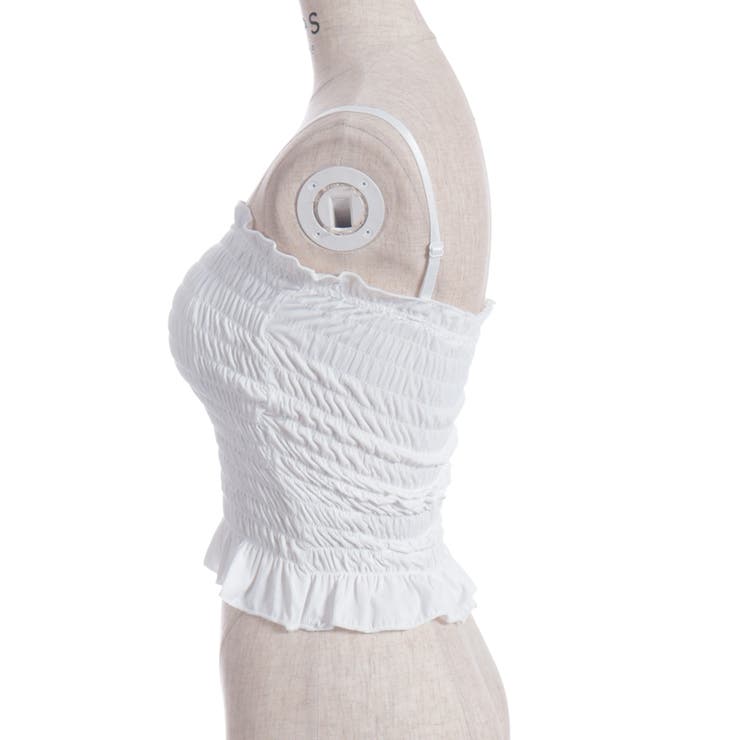 カップ付きシャーリングキャミ | axes femme | 詳細画像4 