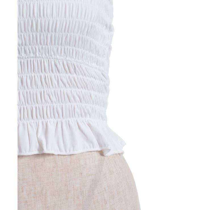 カップ付きシャーリングキャミ | axes femme | 詳細画像7 