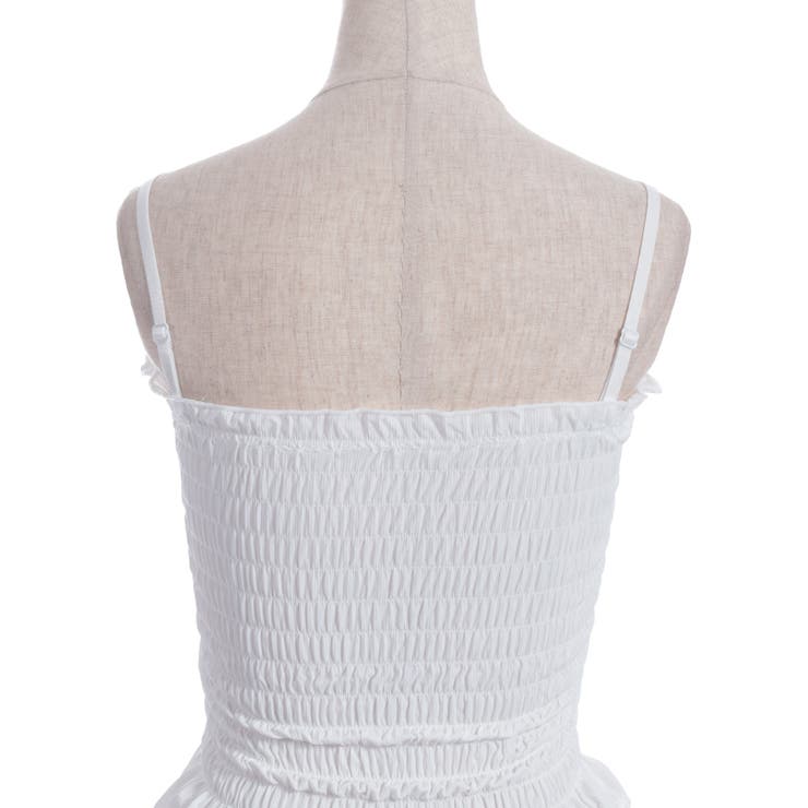 カップ付きシャーリングキャミ | axes femme | 詳細画像8 