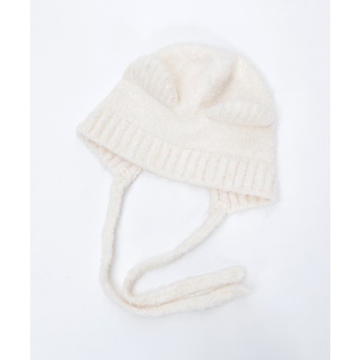 紐付きくまミミニットキャップ | axes femme | 詳細画像10 