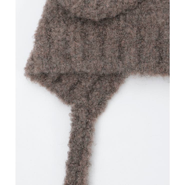 紐付きくまミミニットキャップ | axes femme | 詳細画像7 