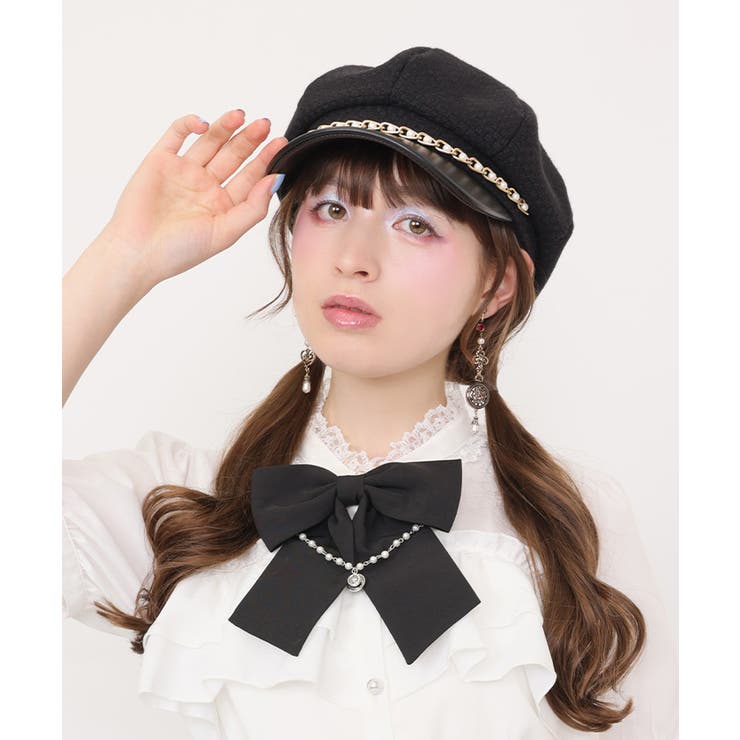 パールチェーンキャスケット | axes femme | 詳細画像2 
