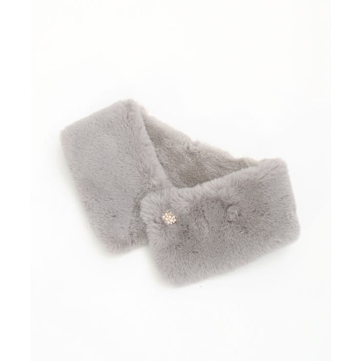 ビジュー釦付ファーティペット | axes femme | 詳細画像5 