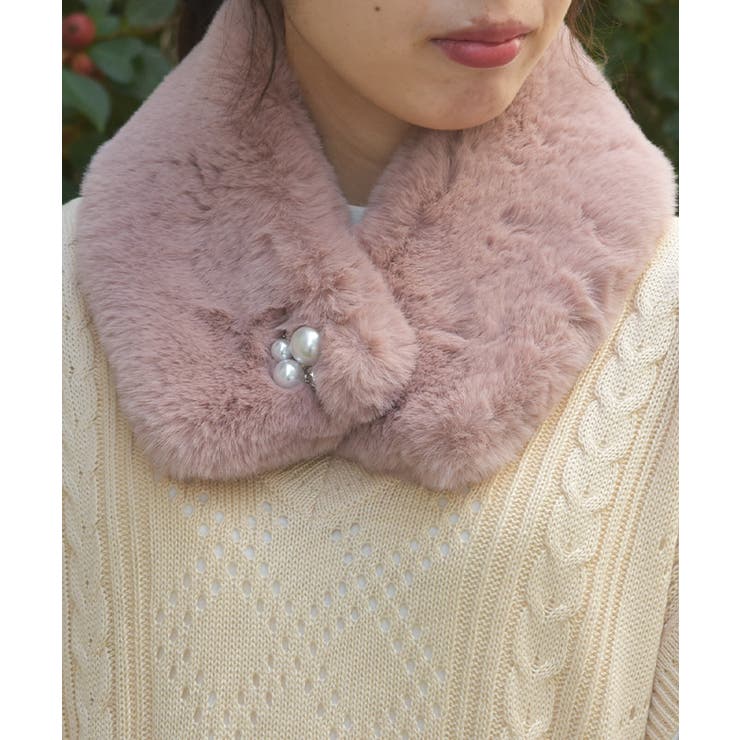 パール付マグネットティペット | axes femme | 詳細画像1 