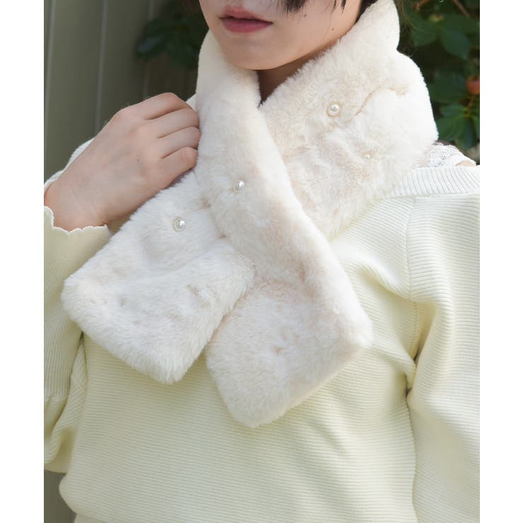 生成り | ランダムパールティペット | axes femme