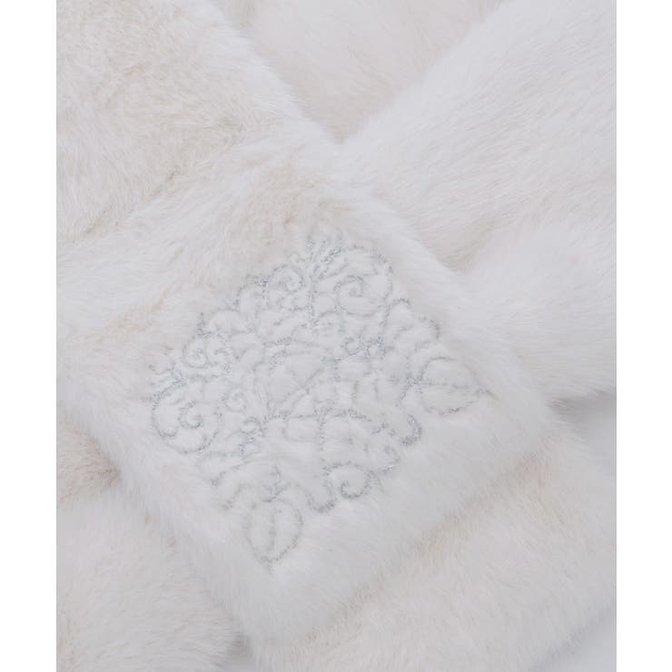 刺繍ファーティペット | axes femme | 詳細画像10 