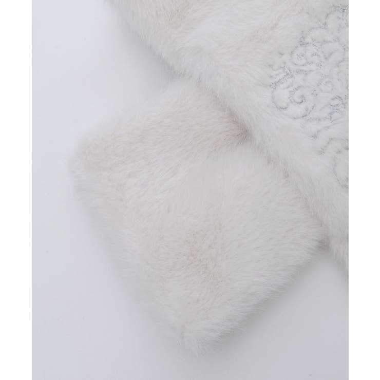 刺繍ファーティペット | axes femme | 詳細画像11 