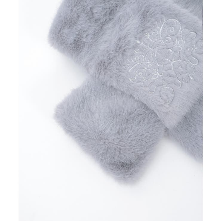 刺繍ファーティペット | axes femme | 詳細画像18 