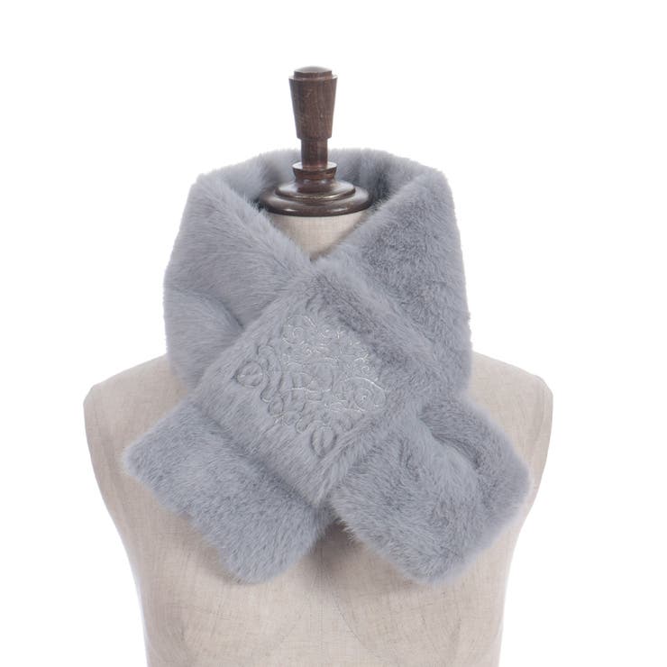 刺繍ファーティペット | axes femme | 詳細画像21 