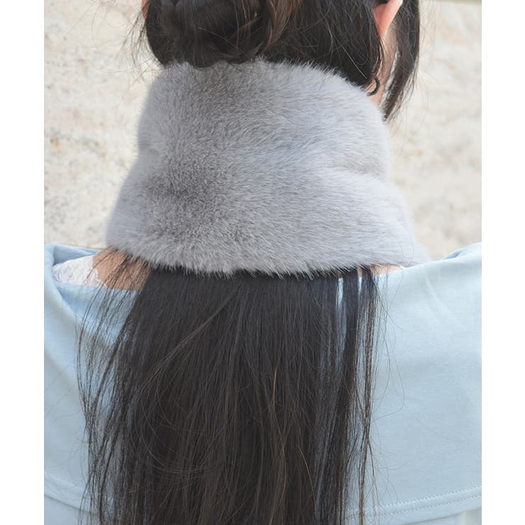 刺繍ファーティペット | axes femme | 詳細画像3 