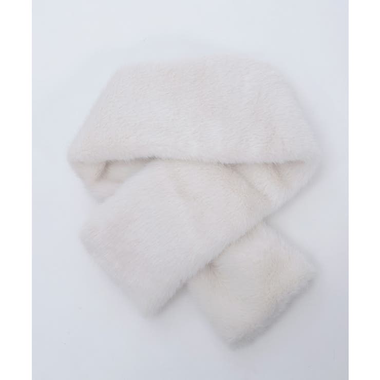 刺繍ファーティペット | axes femme | 詳細画像8 