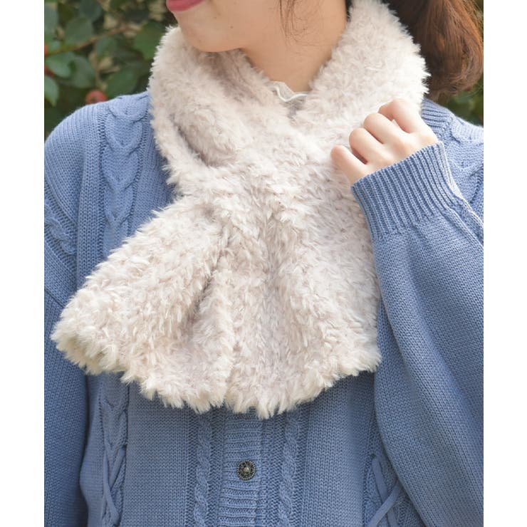 生成り | フェザーヤーンティペット | axes femme