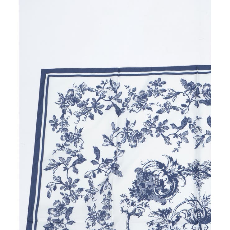 フラワースケッチ柄スカーフ | axes femme | 詳細画像6 