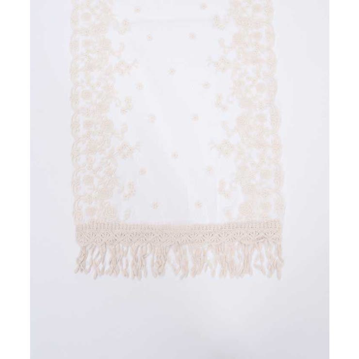 ローズフラワーレースストール | axes femme | 詳細画像5 