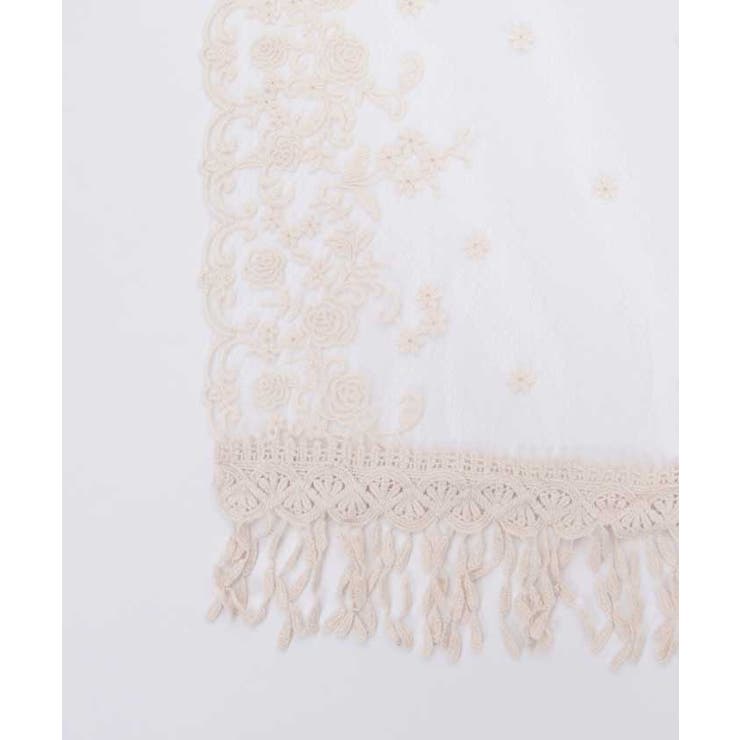 ローズフラワーレースストール | axes femme | 詳細画像7 