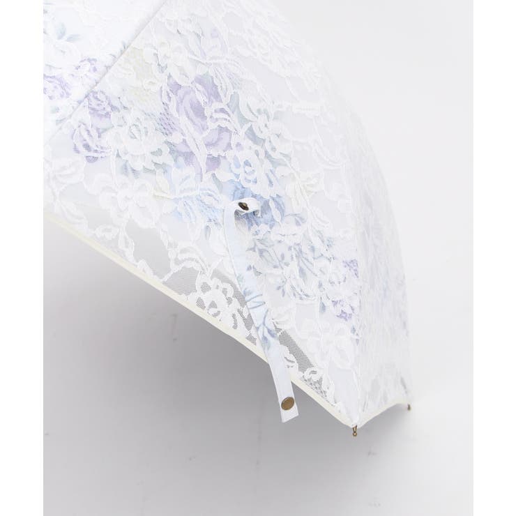 レース×パネル花柄晴雨兼用傘[品番：IGAW0003115]｜axes femme