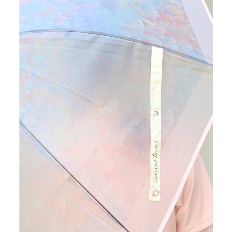 水彩グラデ柄半透明長傘 | axes femme | 詳細画像5 
