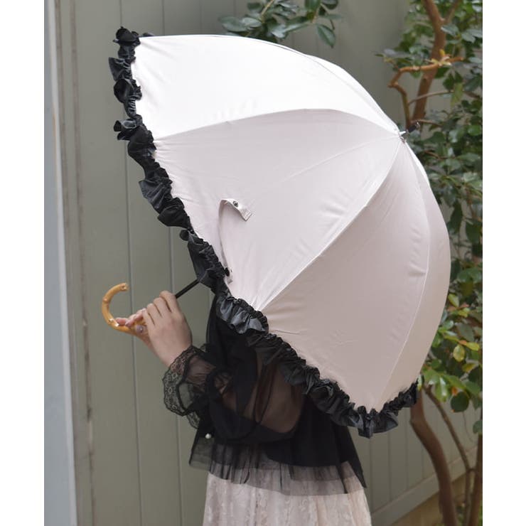 フリル使い晴雨兼用ショート傘 | axes femme | 詳細画像1 