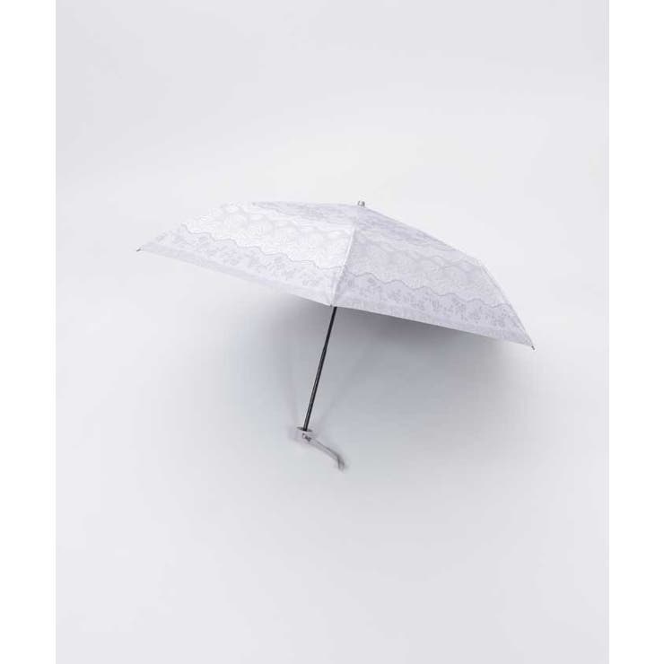 ラベンダー | レース柄晴雨兼用折りたたみ傘 | axes femme