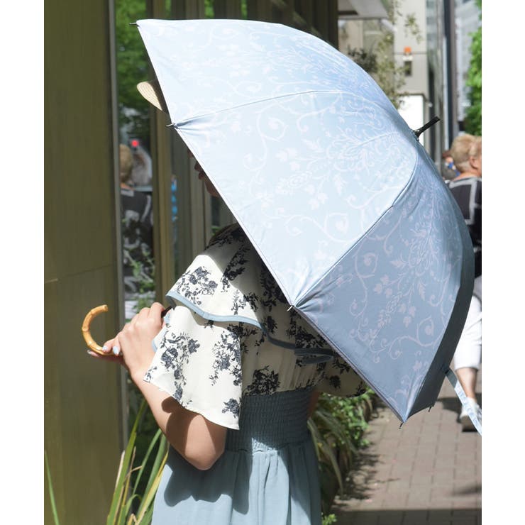 ダマスク柄晴雨兼用ショート傘 | axes femme | 詳細画像2 