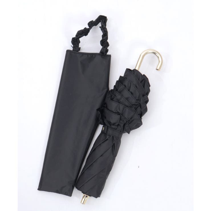 軽量フリルＵＶ折りたたみ傘 | axes femme | 詳細画像14 