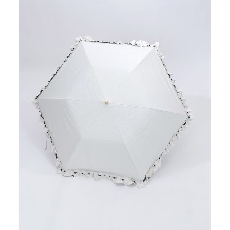 軽量フリルＵＶ折りたたみ傘 | axes femme | 詳細画像3 