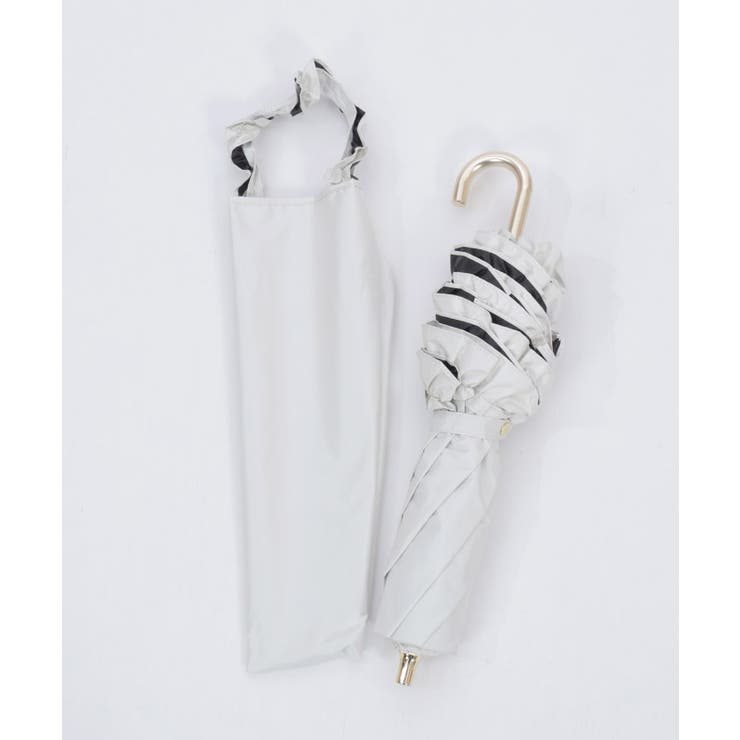 軽量フリルＵＶ折りたたみ傘 | axes femme | 詳細画像9 