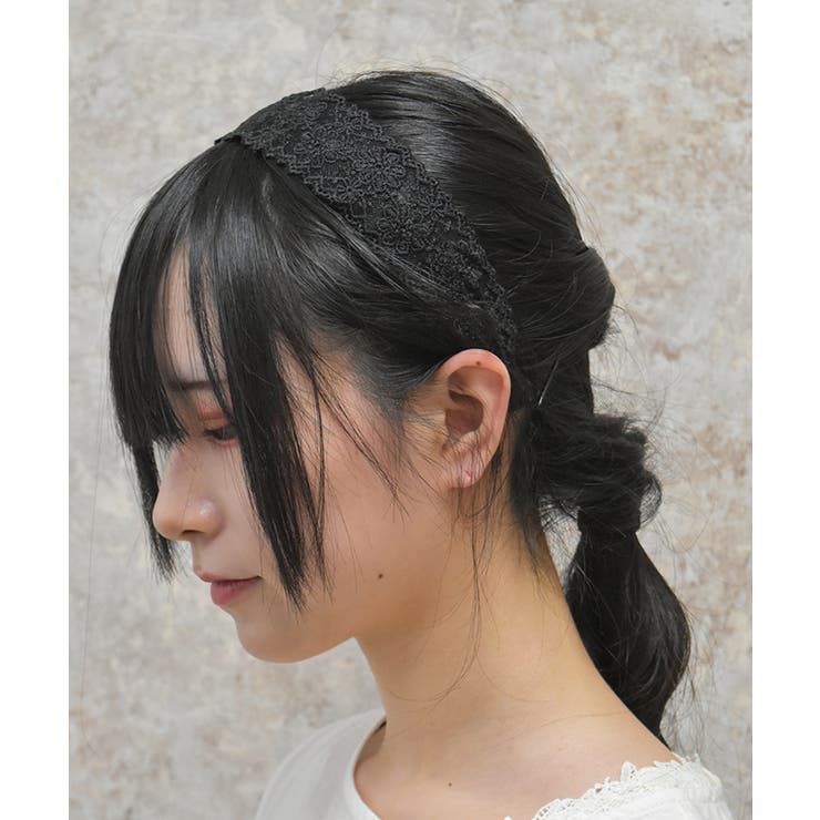 サテンフリルカチューシャ | outlet | axes femme online shop