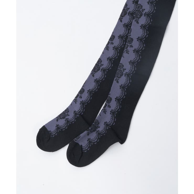 ローズレース風柄タイツ | axes femme | 詳細画像14 