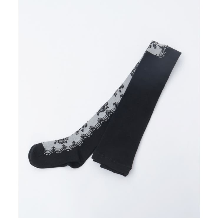 ローズレース風柄タイツ | axes femme | 詳細画像3 
