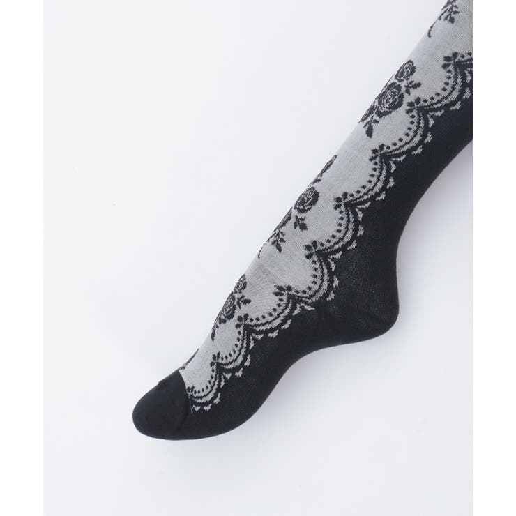 ローズレース風柄タイツ | axes femme | 詳細画像9 