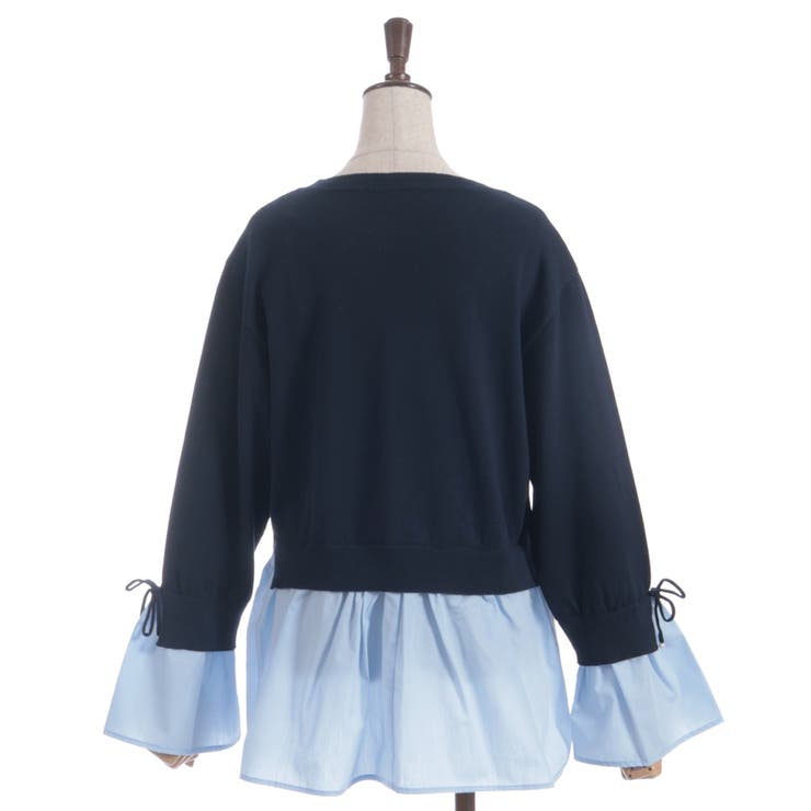 布帛ドッキングプルオーバー | axes femme | 詳細画像12 